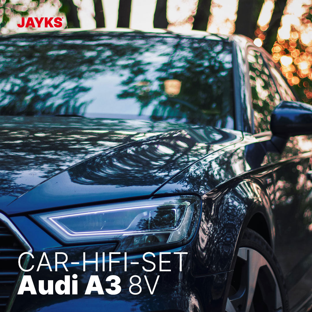 Car-HiFi-Verstärker-Set 470 Watt speziell für den Audi A3 8V