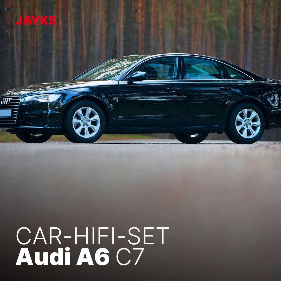 Car-HiFi-Verstärker-Set 470 Watt speziell für den Audi A6 C7