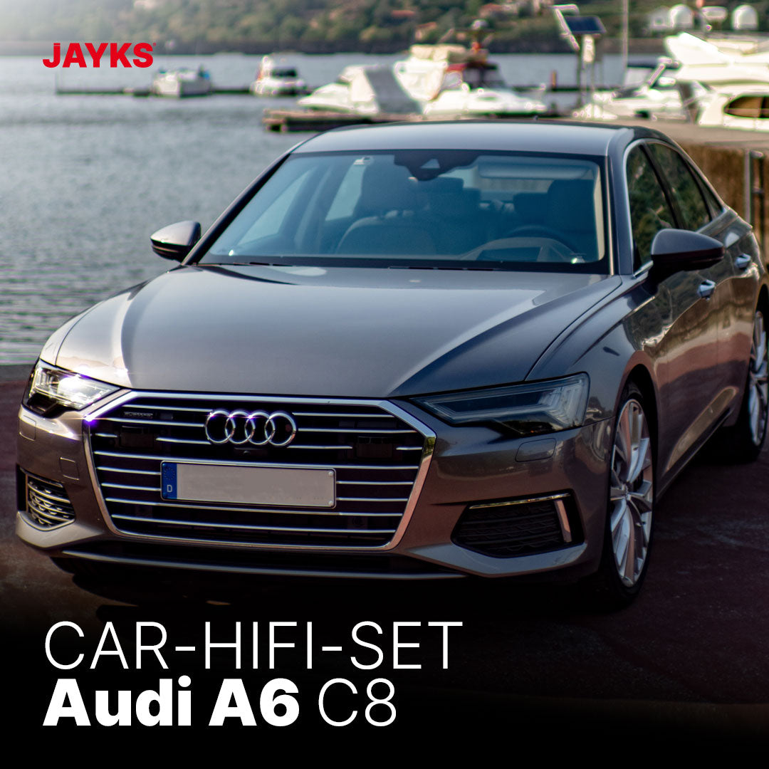 Car-HiFi-Verstärker-Set 470 Watt speziell für den Audi A6 C8