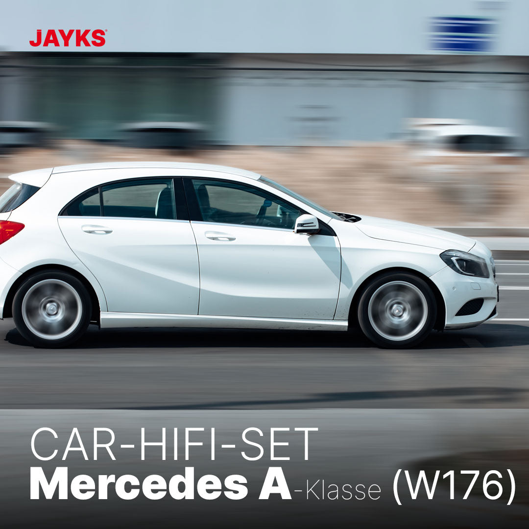 5DX plus Car-HiFi-Verstärker-Set • für Mercedes A-Klasse (W176)