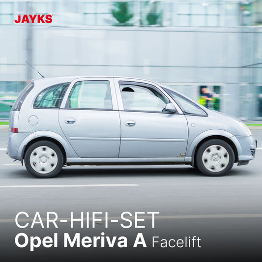 5DX plus Car-HiFi-Verstärker-Set • für Opel Meriva A (Facelift)