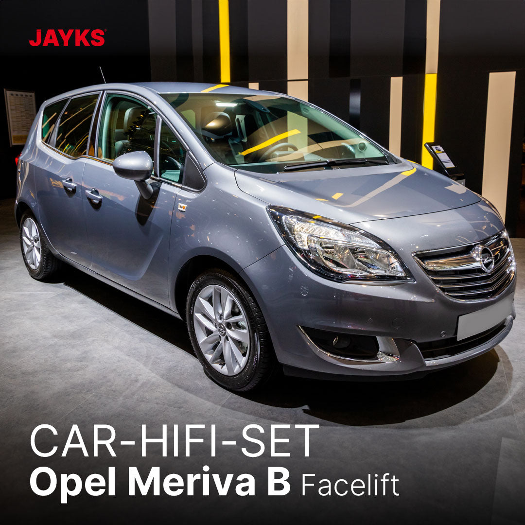 5DX plus Car-HiFi-Verstärker-Set • für Opel Meriva B (Facelift)