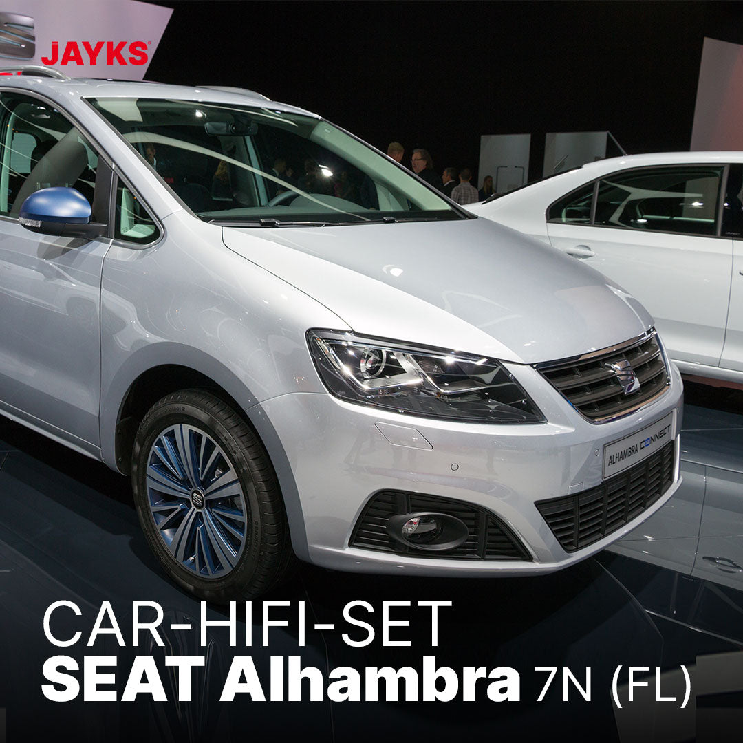 Car-HiFi-Verstärker-Set 5DX plus • für Seat Alhambra 7N Facelift