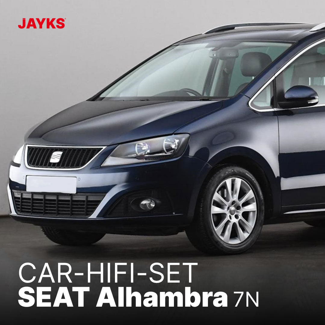 Car-HiFi-Verstärker-Set 5DX plus • 470 Watt • für Seat Alhambra 7N