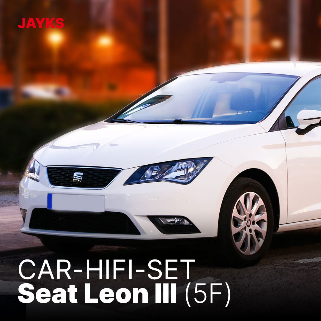 Car-HiFi-Verstärker-Set 5DX plus • für Seat Leon III 5F