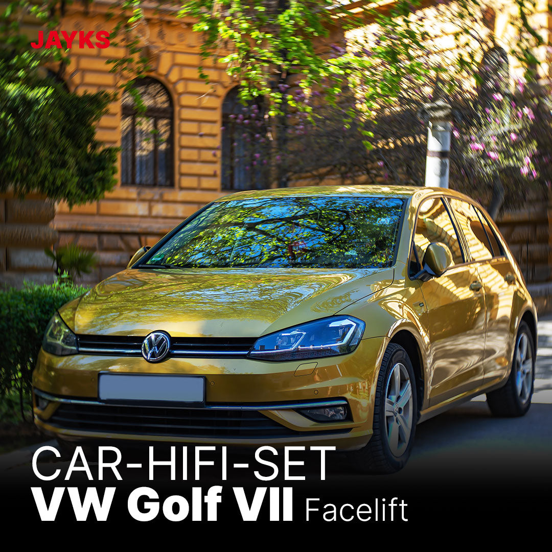 5DX plus Car-HiFi-Verstärker-Set • für VW Golf VII (Facelift)