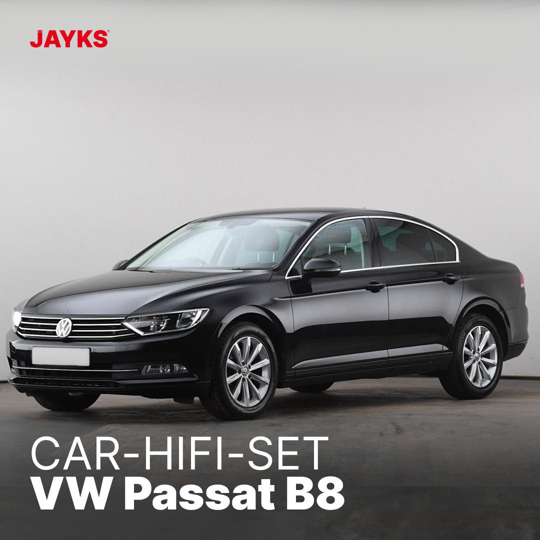 Car-HiFi-Verstärker-Set 5DX plus • speziell für den VW Passat B8