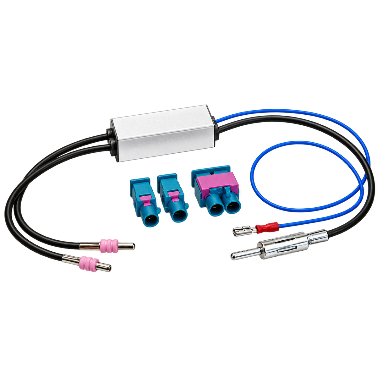Antennenadapter Fakra(m)(Set)>DIN(m) 12V Phantom LEONI lose