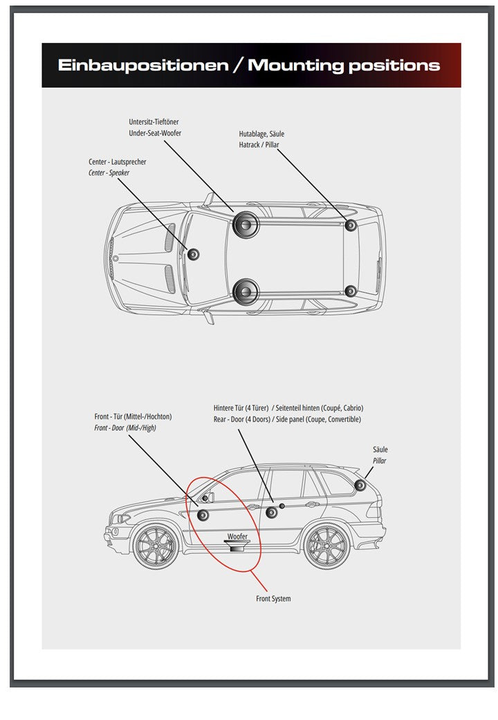 GLADEN ONE202 BMW | 3-Wege semi-aktiv | BMW & Mini