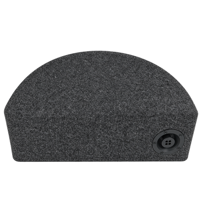 SUB sX | Doppel-Woofer-Leergehäuse halbrund für 2x 8 Zoll (20 cm) Speaker