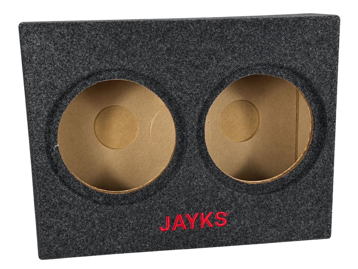 SUB tX | Doppel-Woofer-Leergehäuse rechteckig für 2x 8 Zoll (20 cm) Speaker
