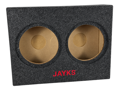 SUB tX | Doppel-Woofer-Leergehäuse rechteckig für 2x 8 Zoll (20 cm) Speaker