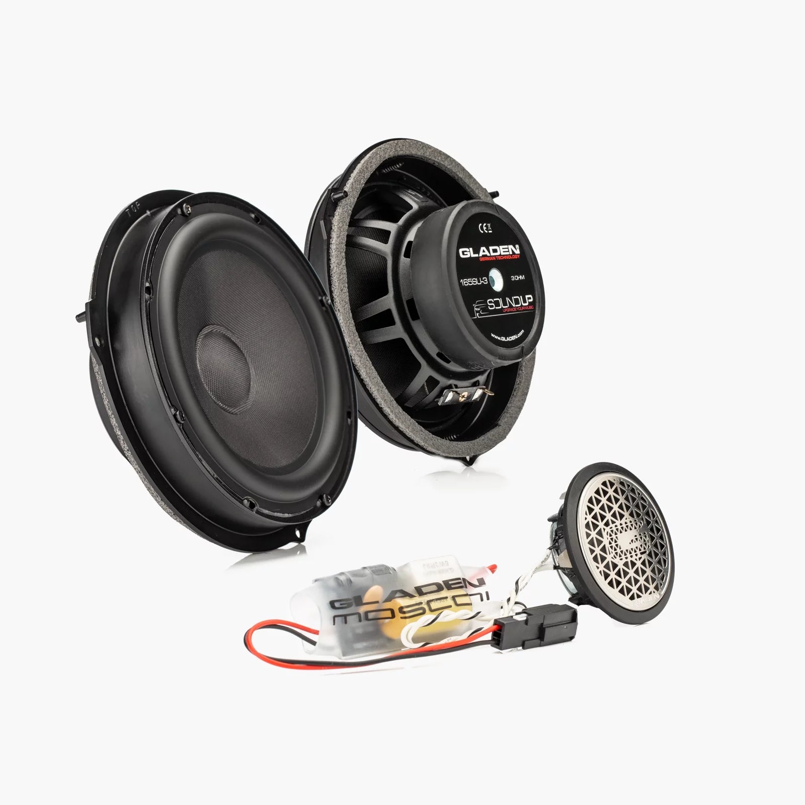 Gladen One T6 Appearance high end custom fit 20 cm 2-weg compo voor Volkswagen Transporter T6 - Car Hifi Twente Gladen One T6 Appearance high end custom fit 20 cm 2-weg compo voor Volkswagen Transporter T6 - Car Hifi Twente