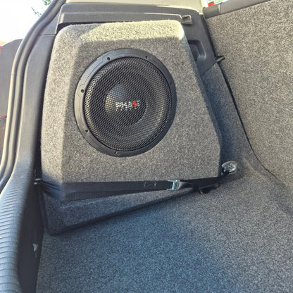 SUB G6• Auto-Subwoofer 200 Watt RMS passgenau für Kofferraum im Golf 6