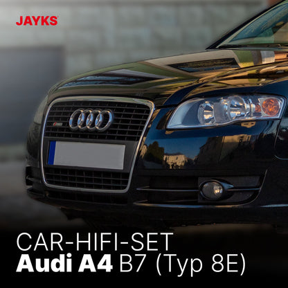5DX plus Car-HiFi-Verstärker-Set • für Audi A4 B7 (Typ 8E)