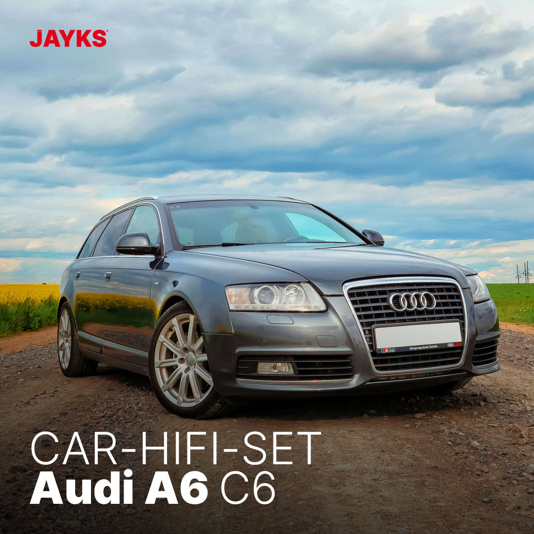 5DX plus Car-HiFi-Verstärker-Set • für Audi A6 C6