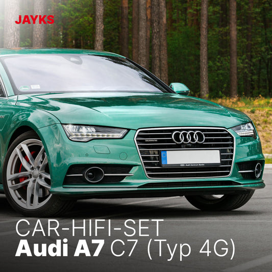 5DX plus Car-HiFi-Verstärker-Set • für Audi A7 C7 (Typ 4G)