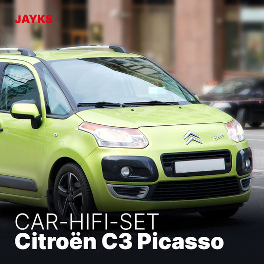 5DX plus Car-HiFi-Verstärker-Set • für Citroën C3 Picasso