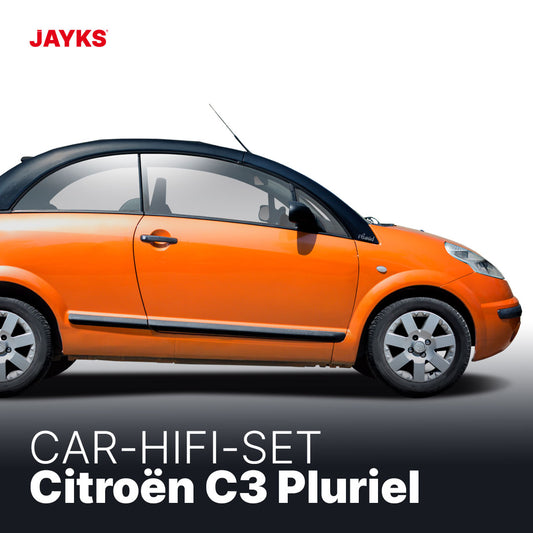 5DX plus Car-HiFi-Verstärker-Set • für Citroën C3 Pluriel