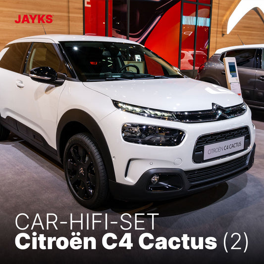 5DX plus Car-HiFi-Verstärker-Set • für Citroën C4 Cactus (2. Generation)