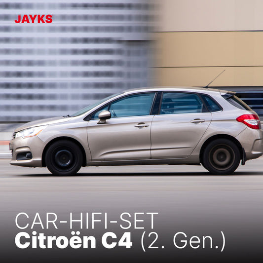 5DX plus Car-HiFi-Verstärker-Set • für Citroën C4 (2. Generation)