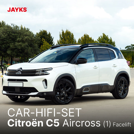 5DX plus Car-HiFi-Verstärker-Set • für Citroën C5 Aircross (Facelift)