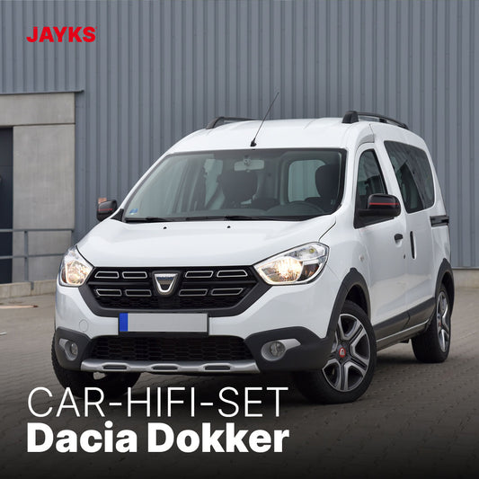 5DX plus Car-HiFi-Verstärker-Set • für Dacia Dokker