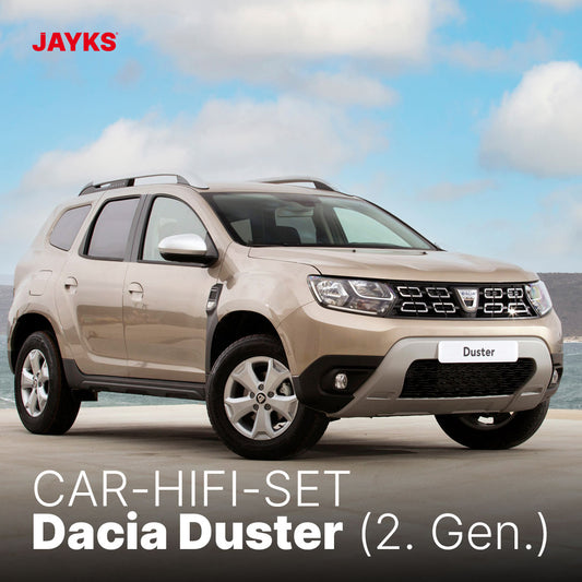 5DX plus Car-HiFi-Verstärker-Set • für Dacia Duster (2. Generation)