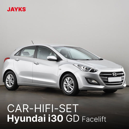 5DX plus Car-HiFi-Verstärker-Set • für Hyundai i30 GD (Facelift)