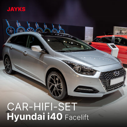 5DX plus Car-HiFi-Verstärker-Set • für Hyundai i40 (Facelift)