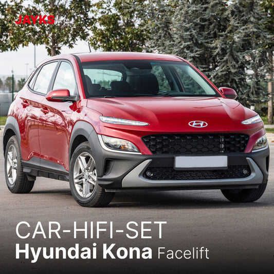 5DX plus Car-HiFi-Verstärker-Set • für Hyundai Kona (Facelift)