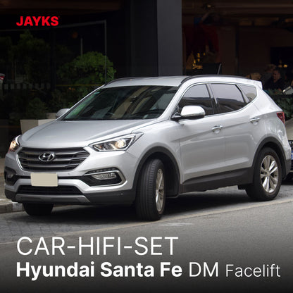 5DX plus Car-HiFi-Verstärker-Set • für Hyundai Santa FE DM (Facelift)