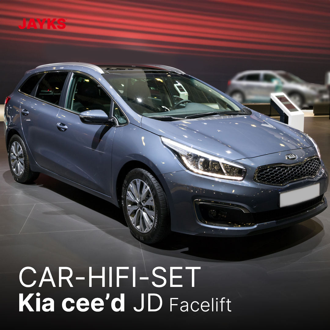 5DX plus Car-HiFi-Verstärker-Set • für Kia cee’d JD (Facelift)