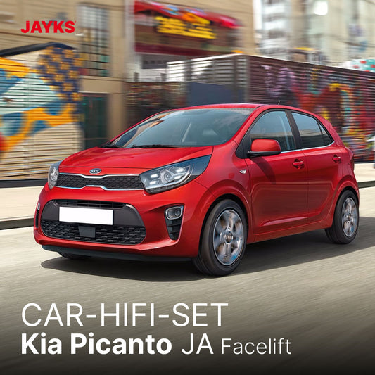 5DX plus Car-HiFi-Verstärker-Set • für Kia Picanto JA (1. Facelift)