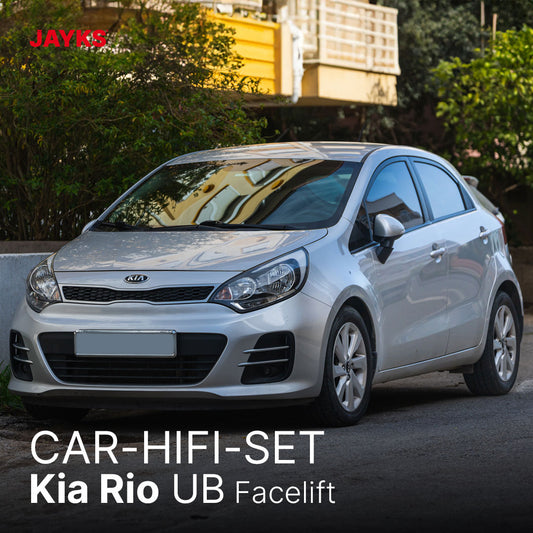 5DX plus Car-HiFi-Verstärker-Set • für Kia Rio UB (Facelift)