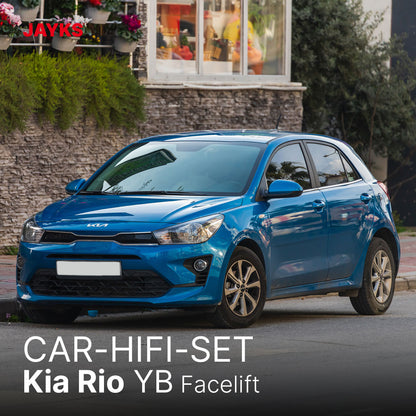 5DX plus Car-HiFi-Verstärker-Set • für Kia Rio YB (Facelift)