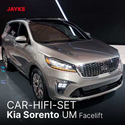 5DX plus Car-HiFi-Verstärker-Set • für Kia Sorento UM (Facelift)