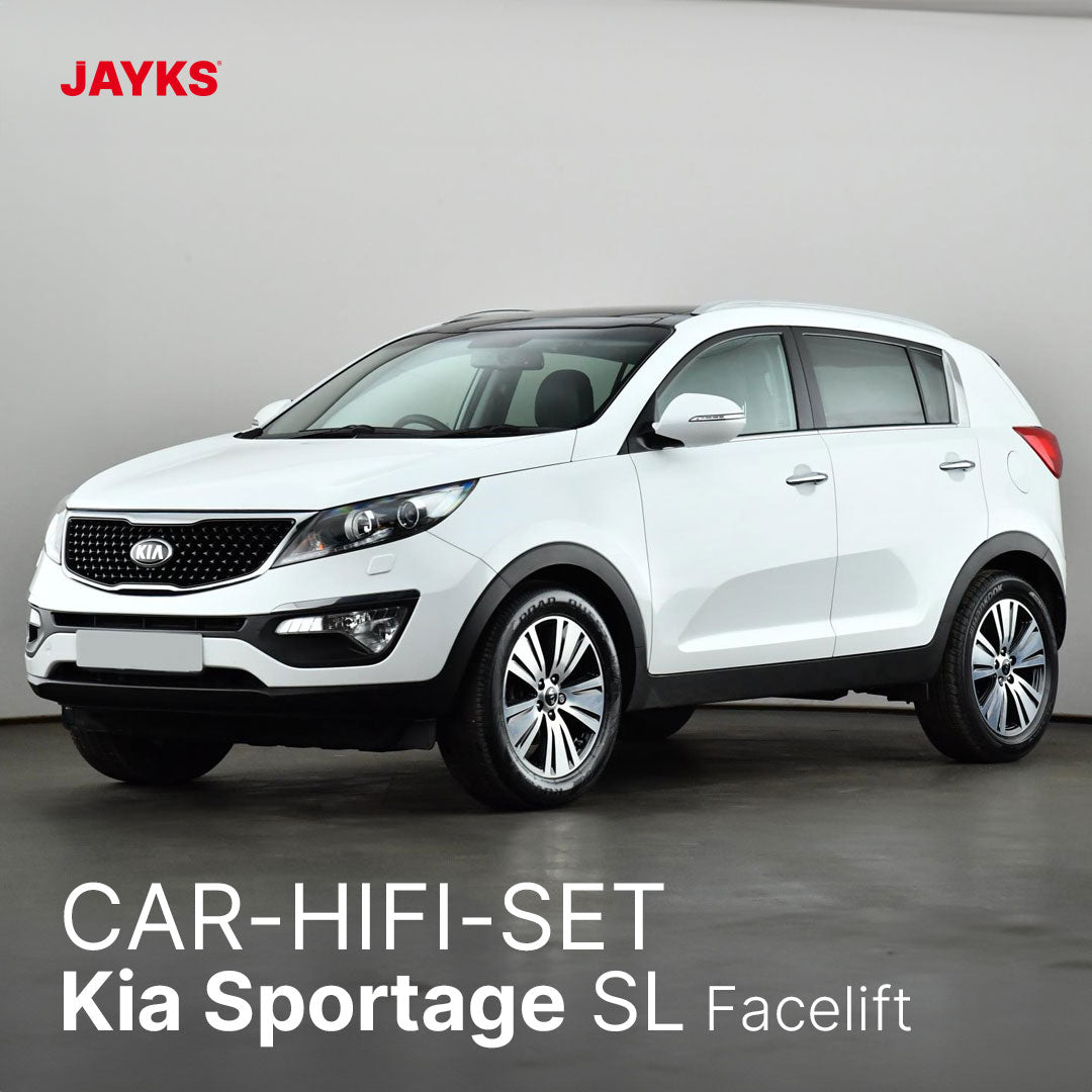 5DX plus Car-HiFi-Verstärker-Set • für Kia Sportage SL (Facelift)