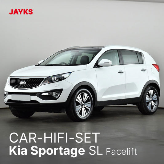 5DX plus Car-HiFi-Verstärker-Set • für Kia Sportage SL (Facelift)