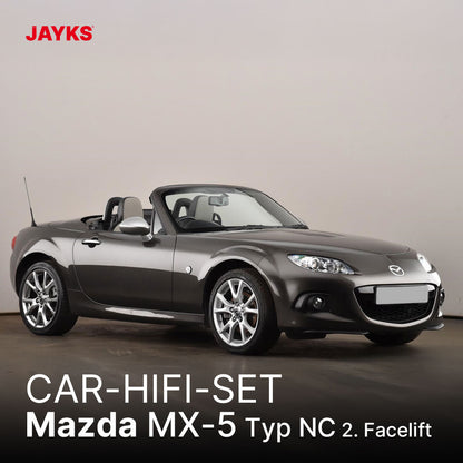 5DX plus Car-HiFi-Verstärker-Set • für Mazda MX-5 NC (2. Facelift)