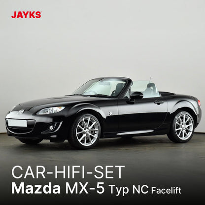 5DX plus Car-HiFi-Verstärker-Set • für Mazda MX-5 NC (1.Facelift)