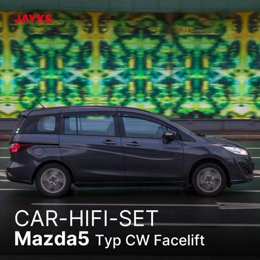 5DX plus Car-HiFi-Verstärker-Set • für Mazda5 CW (Facelift)