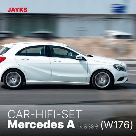 5DX plus Car-HiFi-Verstärker-Set • für Mercedes A-Klasse (W176)