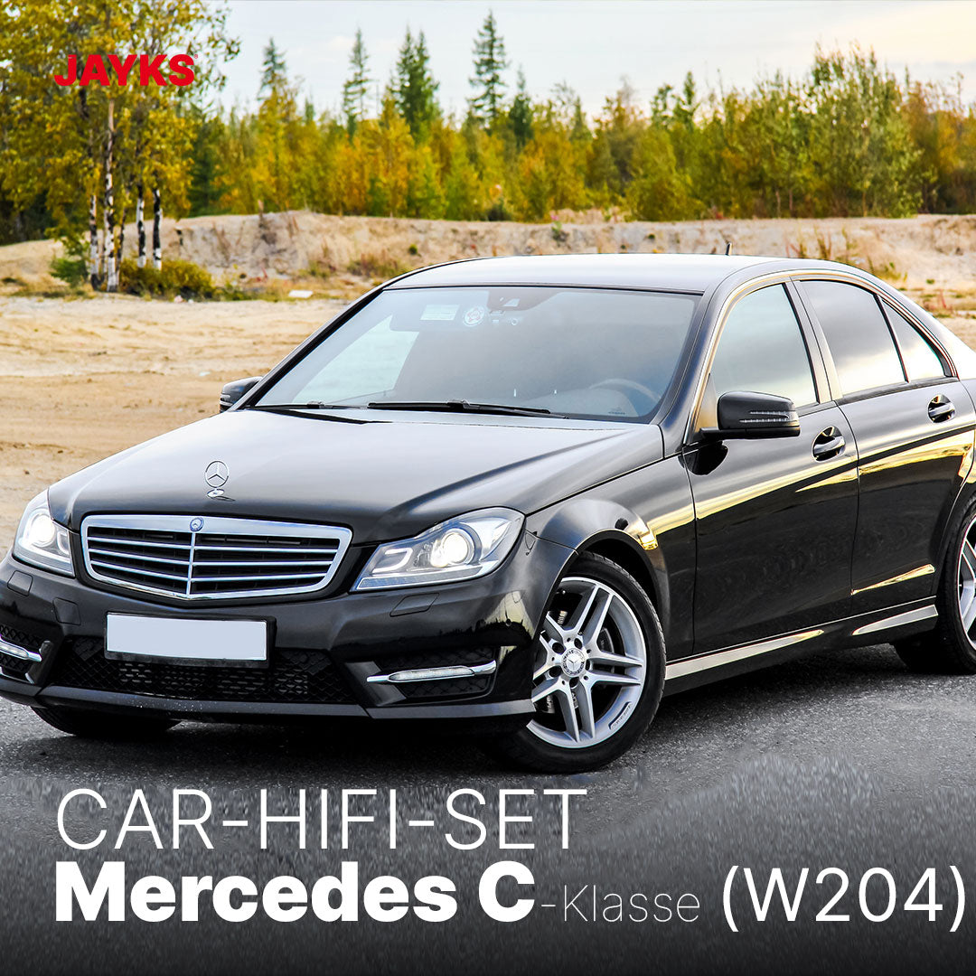5DX plus Car-HiFi-Verstärker-Set • für Mercedes C-Klasse (W204 und S204)
