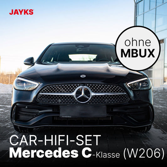 5DX plus Car-HiFi-Verstärker-Set • für Mercedes C-Klasse W206 ohne MBUX