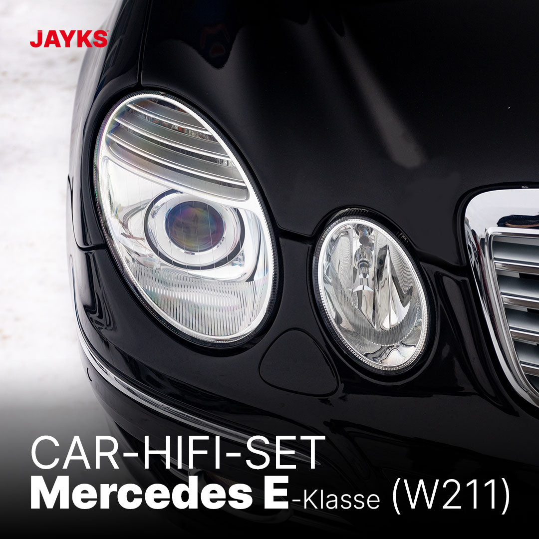 5DX plus Car-HiFi-Verstärker-Set • für Mercedes E-Klasse (W211)