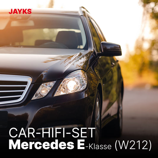 5DX plus Car-HiFi-Verstärker-Set • für Mercedes E-Klasse (W212 / S212)