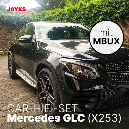 5DX plus Car-HiFi-Verstärker-Set • für Mercedes GLC X253 mit MBux