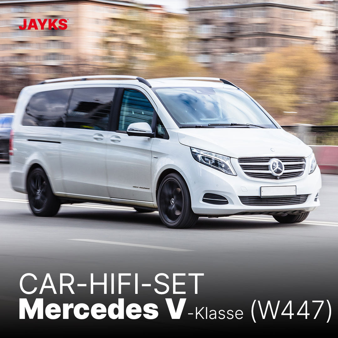 5DX plus Car-HiFi-Verstärker-Set • für Mercedes V-Klasse / Vito (W447)