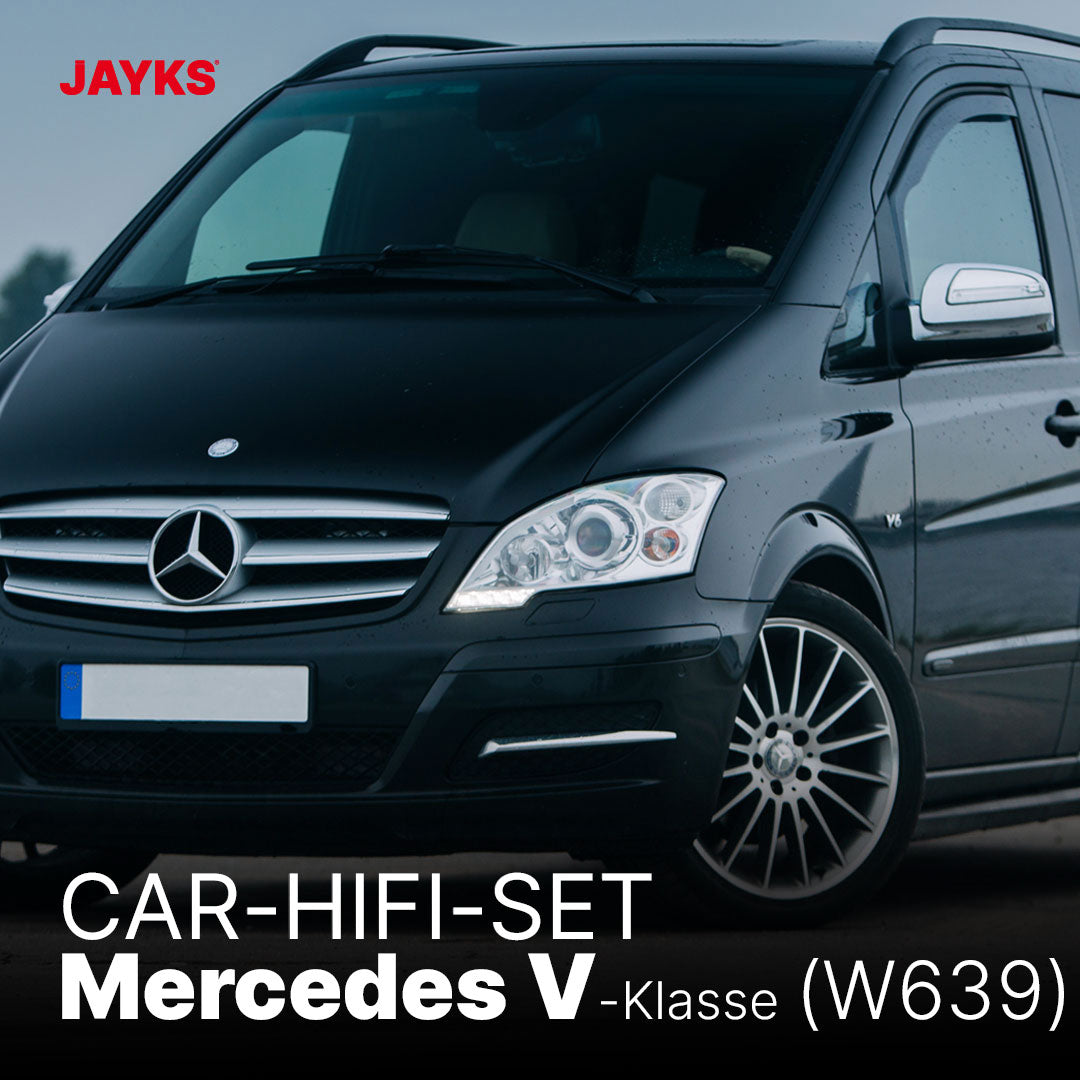 5DX plus Car-HiFi-Verstärker-Set • für Mercedes V-Klasse (W639)